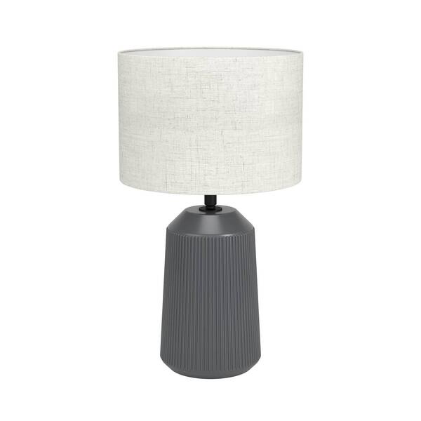  Eglo Eglo Capalbio Table Lamp, Grey Base/natural Lampshade 