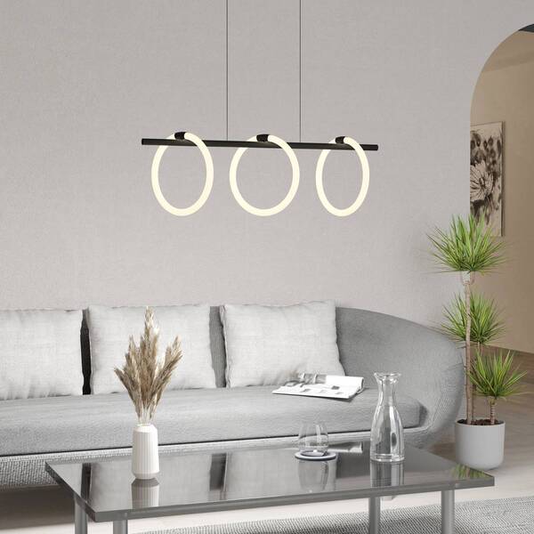  Eglo Eglo Caranaco Led Pendant Light, 3-bulb 