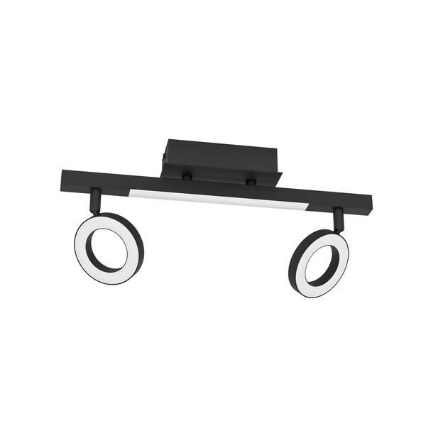  Eglo Eglo Cardillio 2 Led Downlight Black With Two Rings 