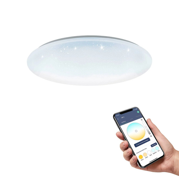  Eglo Connect Eglo Connect Ceiling Lamp Totari-z, ø56cm, 32w, Crystal Effect 