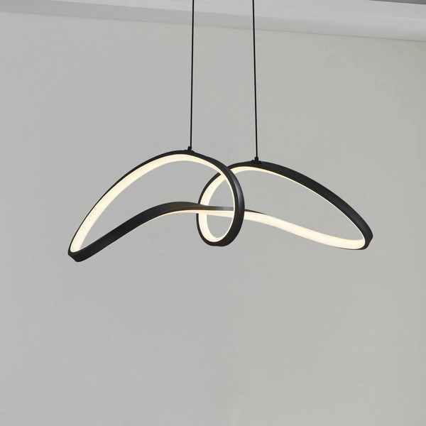  Eglo Connect Eglo Connect Led Pendant Light Calarossa-z, Black, Aluminium 