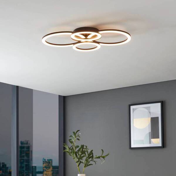  Eglo Connect Eglo Connect Parrapos-z Led Ceiling Lamp, 4-bulb 