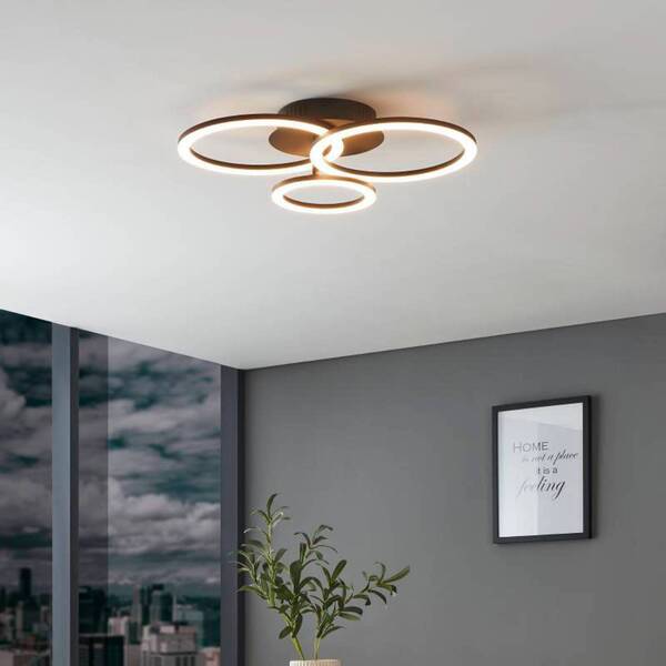  Eglo Connect Eglo Connect Parrapos-z Led Ceiling Lamp, 3-bulb 