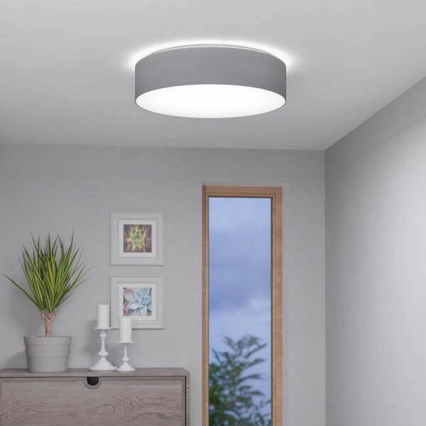  Eglo Connect Eglo Connect Romao-z Led Ceiling Lamp, ø57cm, Grey 