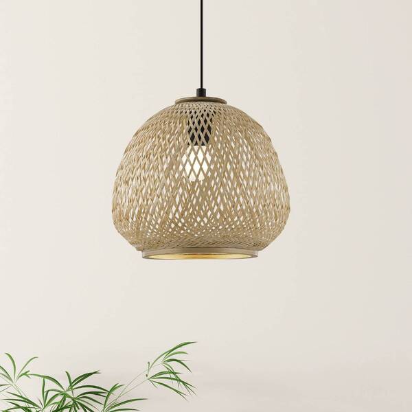  Eglo Eglo Dembleby Hanging Light, 1-bulb, Natural 