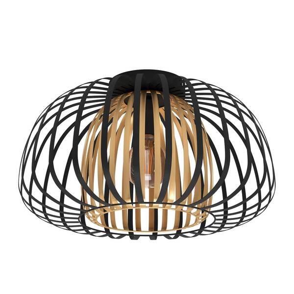  Eglo Eglo Encinitos Ceiling Light, Black/brass 