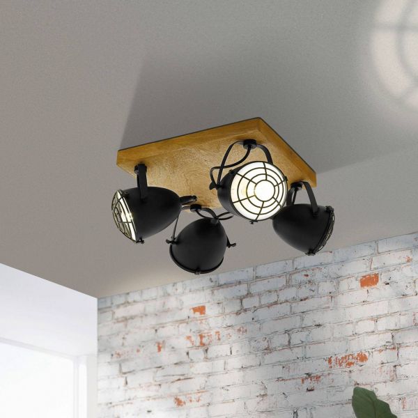  Eglo Eglo Gatebeck Downlight, Square, 4-bulb 