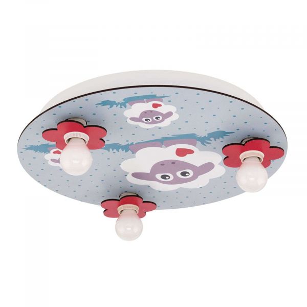  Eglo Eglo Lalelu Ceiling Light Round, 3-bulb 