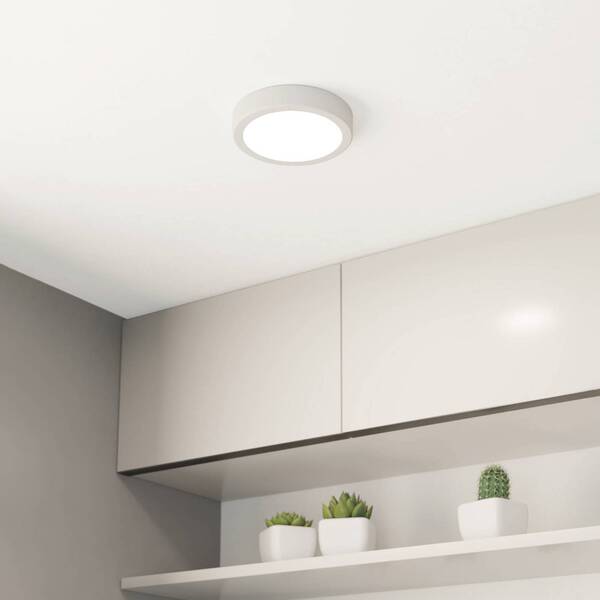  Eglo Eglo Led Ceiling Lamp Fueva 5 Ip44 3000k White ø16cm 