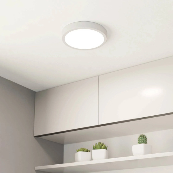  Eglo Eglo Led Ceiling Lamp Fueva 5 Ip44 3000k White ø21cm 