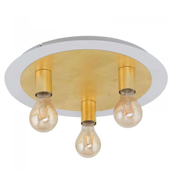  Eglo Eglo Passano Led Ceiling Light, 3-bulb, Gold 