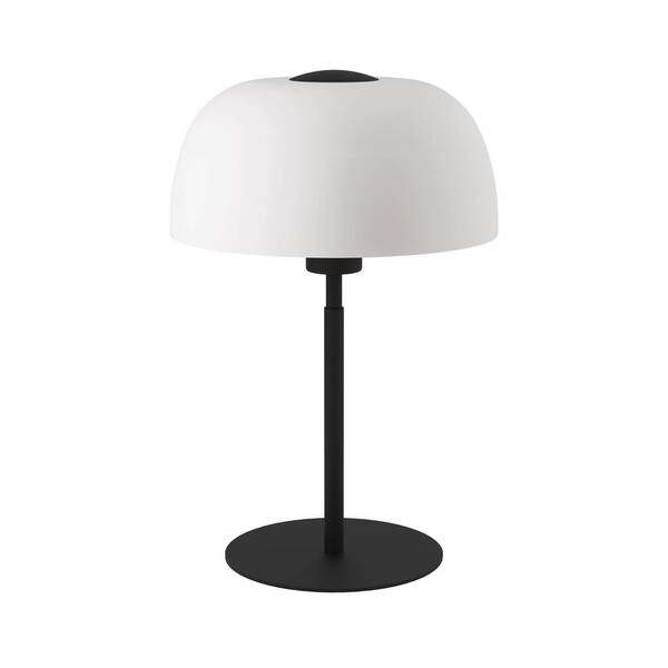 Eglo Eglo Solo 2 Table Lamp, Frosted Glass/black 