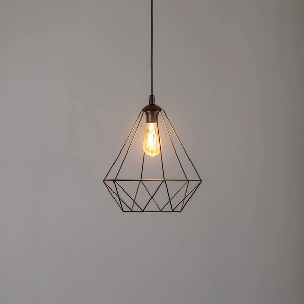  Eko-light Eko-light Basket Pendant Light, Black, 1-bulb 