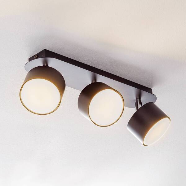  Eko-light Eko-light Cloudy Ceiling Spotlight, 3-bulb, Black 