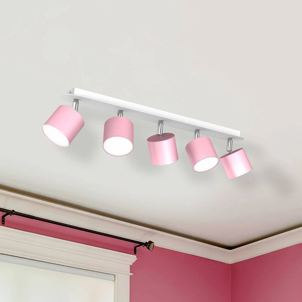  Eko-light Eko-light Cloudy Ceiling Spotlight, 5-bulb, Pink 