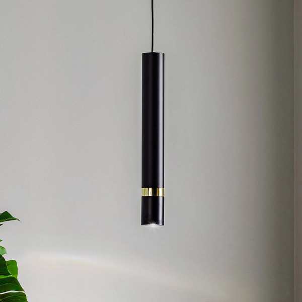  Eko-light Eko-light Joker Pendant Light, Black/gold, 1-bulb 