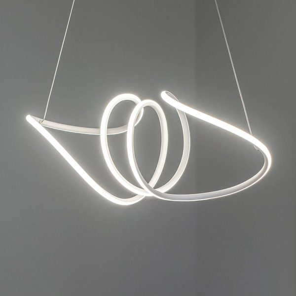  Eko-light Eko-light Loca Led Pendant Light, Plastic, White, 56 W, Length 70 Cm 