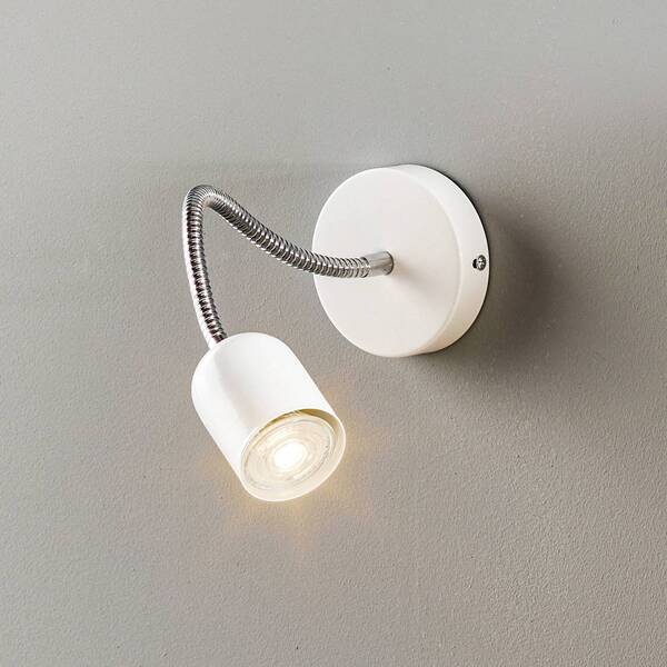  Eko-light Eko-light Maxi Wall Light With Flexible Arm, White 
