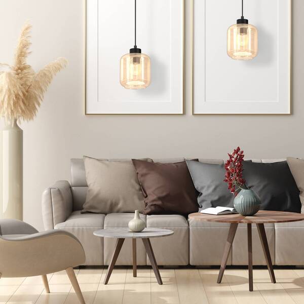  Eko-light Eko-light Sombra Pendant Light, Amber, 1-bulb 