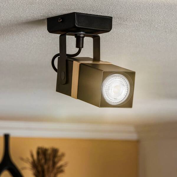  Eko-light Eko-light Vidar Ceiling Spotlight, Black, 1-bulb 