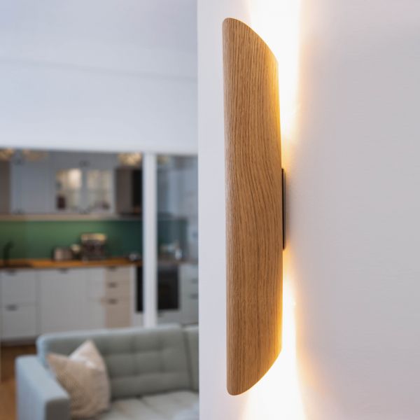  Elobra Elobra Colombia Led Wall Light, Natural Oak 