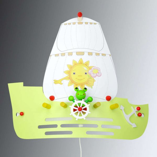  Elobra Elobra Frog Wall Light In The Shape Of A Sailing Ship 