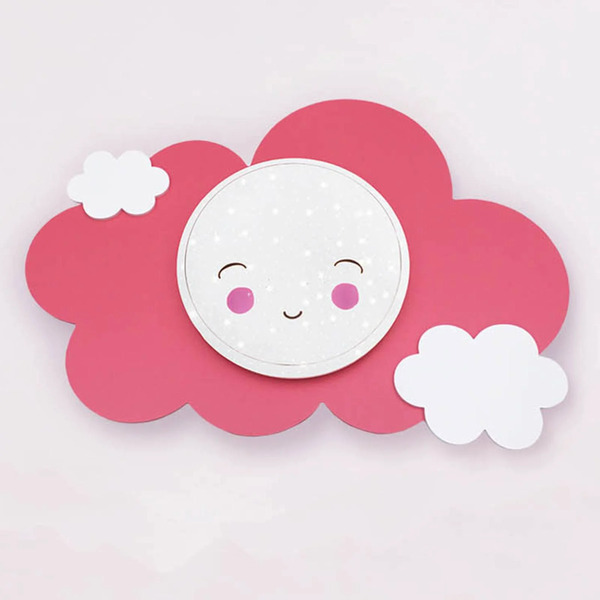  Elobra Elobra Led Wall Light Picture Cloud Starlight Smile, Pink 