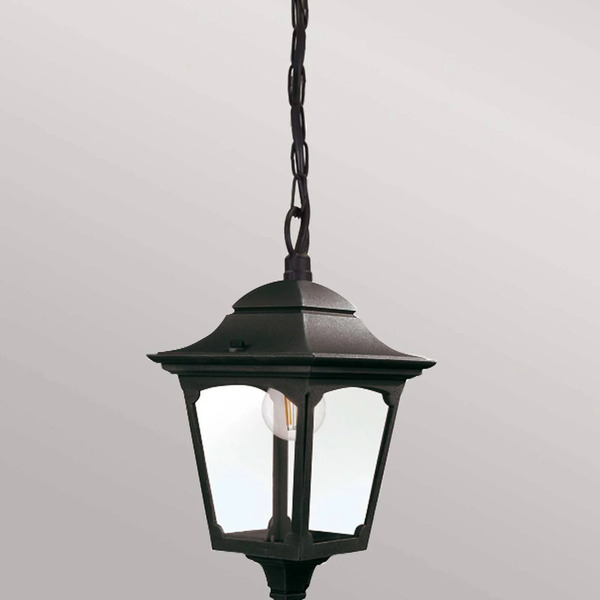  Elstead Elstead Chapel Outdoor Hanging Light, Black 