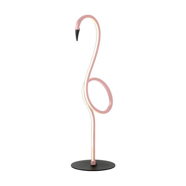  Elstead Elstead Flamingo Led Table Lamp, Pink, Metal, 50 Cm High 