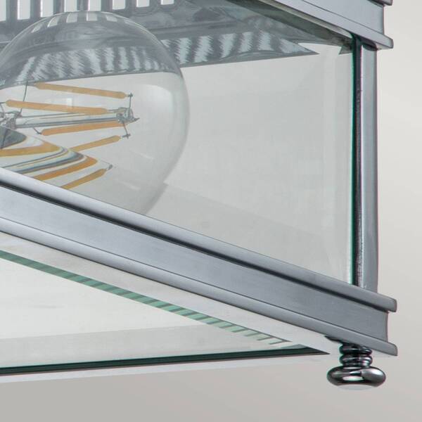  Elstead Elstead Holborn Outdoor Ceiling Light, Angular Chrome 