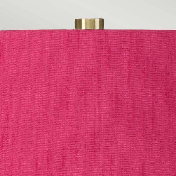  Elstead Elstead Isla Fabric Table Lamp Antique Brass/cranberry 