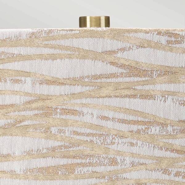  Elstead Elstead Milo Table Lamp, Brass-white/orange 