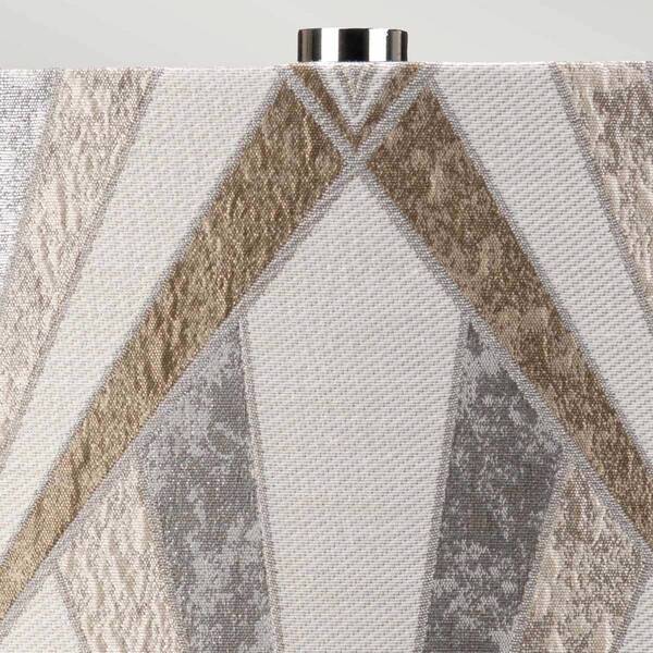  Elstead Elstead Milo Table Lamp, Nickel-white/silver 