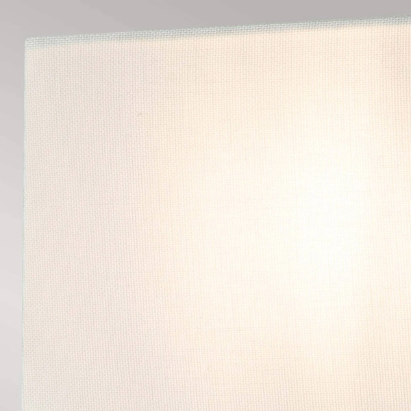  Elstead Elstead Swirl Large Wall Light With Linen Shade, Antique White 