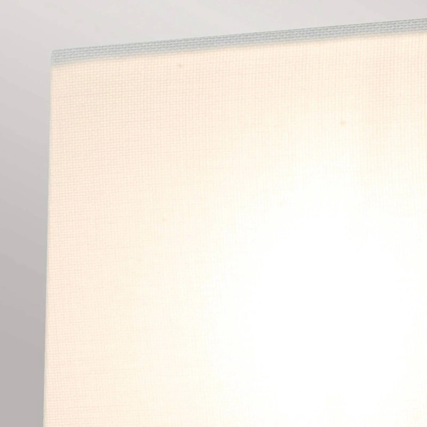  Elstead Elstead Swirl Small Wall Light With Linen Shade, Antique White 