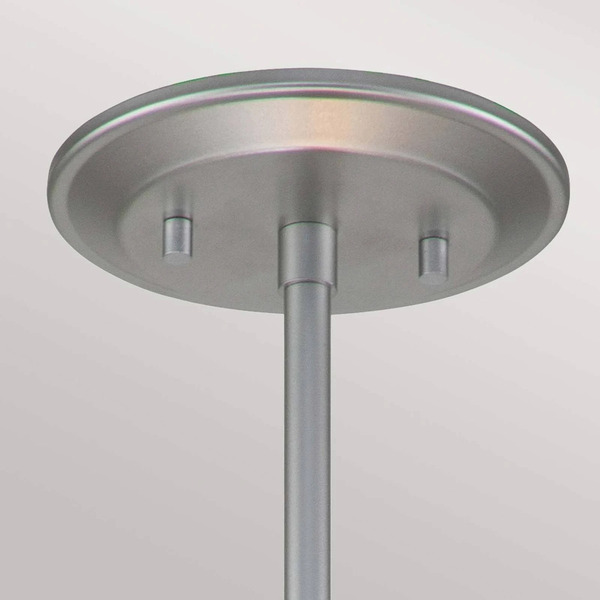  Elstead Elstead Ziggy Medium Pendant Light, ø 40 Cm, Silver 