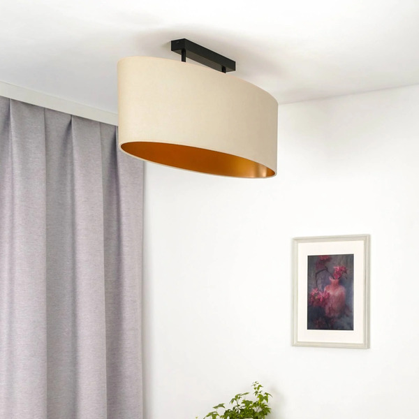 Envostar Envostar Ceiling Lamp Idun Light Beige 80cm Natural Material Vegan 