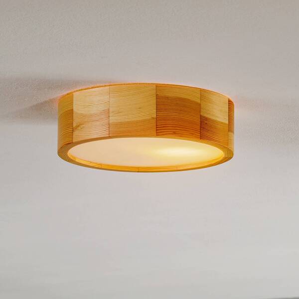  Envostar Envostar Kerio Ceiling Lamp, ø 27 Cm, Natural Pine 