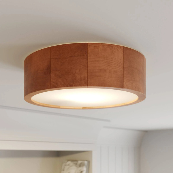  Envostar Envostar Kerio Ceiling Lamp ø 27 Cm Pine Rustic 