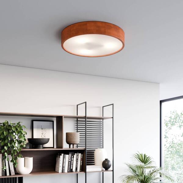  Envostar Envostar Kerio Ceiling Lamp, ø47cm, Rustic Pine 