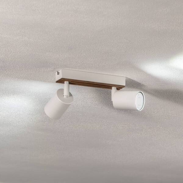  Envostar Envostar Tino Ceiling Spotlight 2-bulb White/wood 