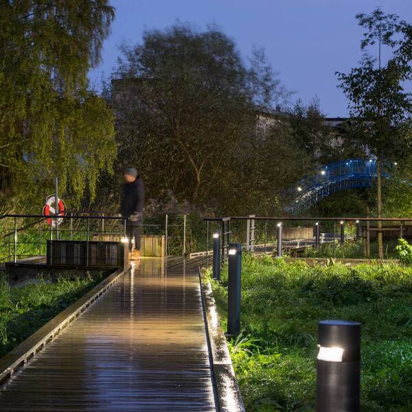  Erco Erco Castor Path Light Graphite 80cm 360° 16w 840 