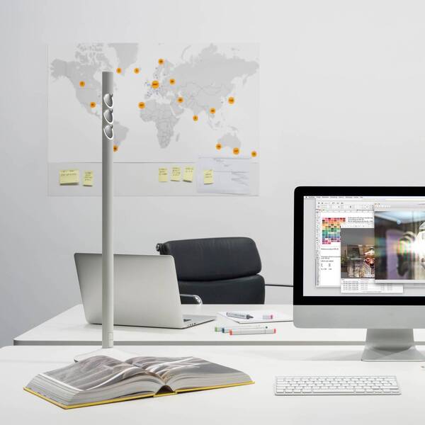  Erco Erco Lucy Led Table Lamp With Base, White 930 