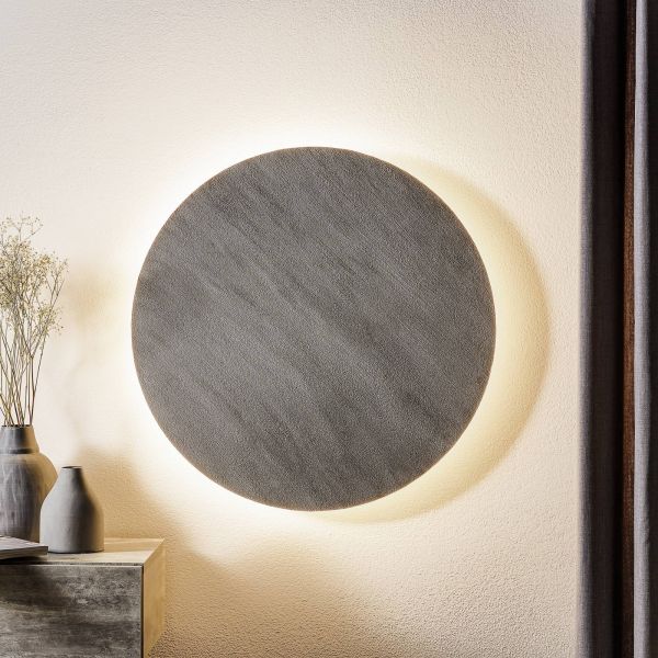  Escale Escale Blade Led Wall Light, Concrete Look ø 59 Cm 
