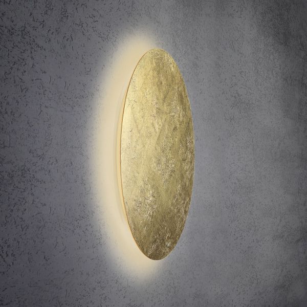  Escale Escale Blade Led Wall Light, Gold Leaf, ø 79 Cm 