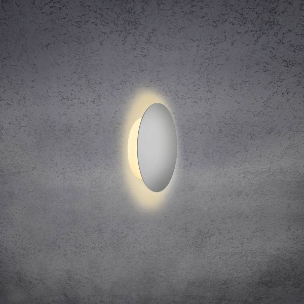  Escale Escale Blade Led Wall Light, Matt Silver, ø 18 Cm 