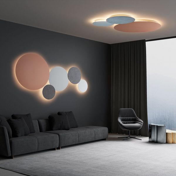  Escale Escale Blade Led Wall Light, Matt White, ø 59 Cm 
