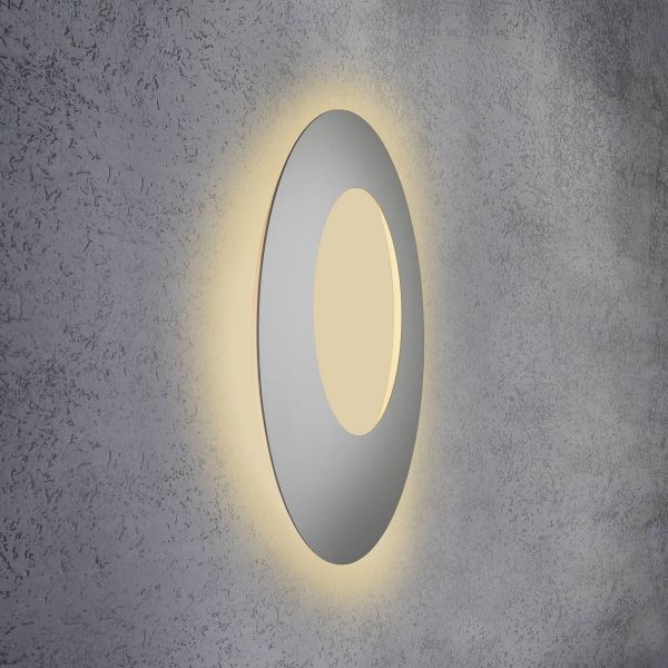  Escale Escale Blade Open Led Wall Light, Silver, ø 79 Cm 
