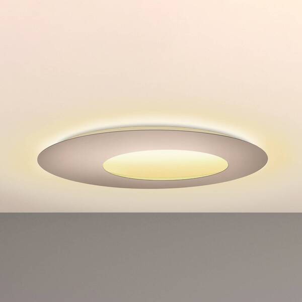  Escale Escale Blade Open Led Wall Light Taupe ø 79 Cm 