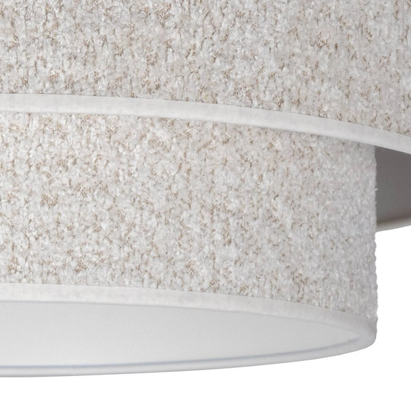  Euluna Euluna Boucle Ceiling Lamp, Ecru, Textile, ø 45 Cm, 1-bulb 